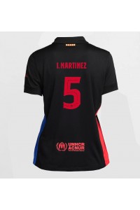 Barcelona Inigo Martinez #5 Voetbaltruitje Uit tenue Dames 2024-25 Korte Mouw